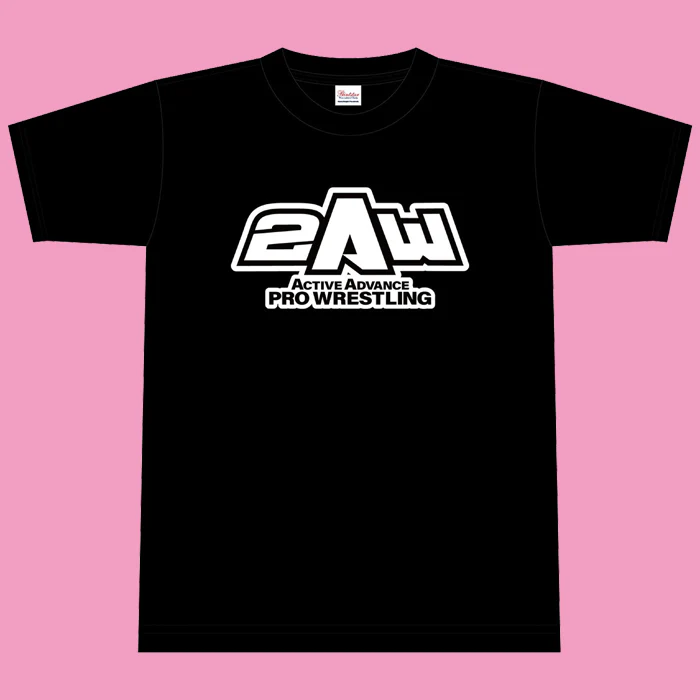 2AWロゴTシャツ(ブラック)